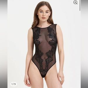Revolve / Bluebella Etienne Bodysuit Black